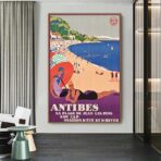 vintage poster antibes 1