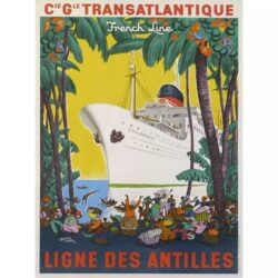 vintage antillen poster