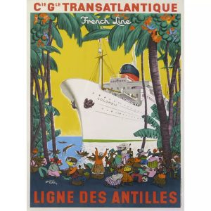vintage antillen poster