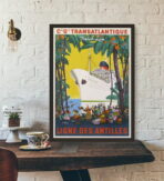 vintage antillen poster