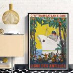 vintage antillen poster