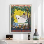 vintage antillen poster