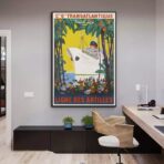 vintage antillen poster