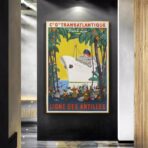 vintage antillen poster