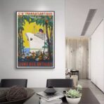 vintage antillen poster