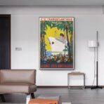 vintage antillen poster
