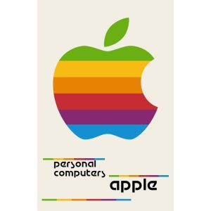 vintage apfel poster