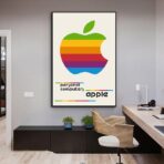 vintage apfel poster
