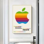 vintage apfel poster