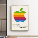vintage apfel poster