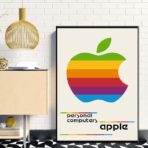 vintage apfel poster