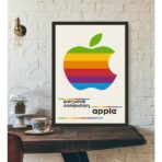 vintage apfel poster