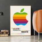vintage apfel poster