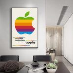 vintage apfel poster