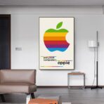 vintage apfel poster