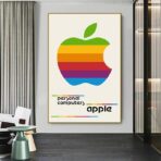 vintage apfel poster