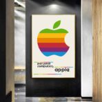 vintage apfel poster