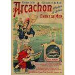 vintage poster arcachon 1