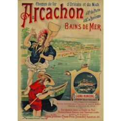 vintage poster arcachon 1