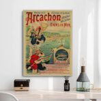 vintage poster arcachon 1
