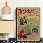 vintage poster arcachon 1
