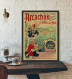 vintage poster arcachon 1