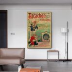 vintage poster arcachon 1