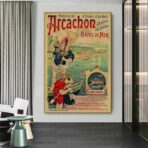 vintage poster arcachon 1