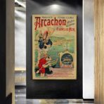 vintage poster arcachon 1