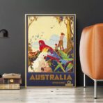 vintage poster australien