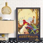 vintage poster australien