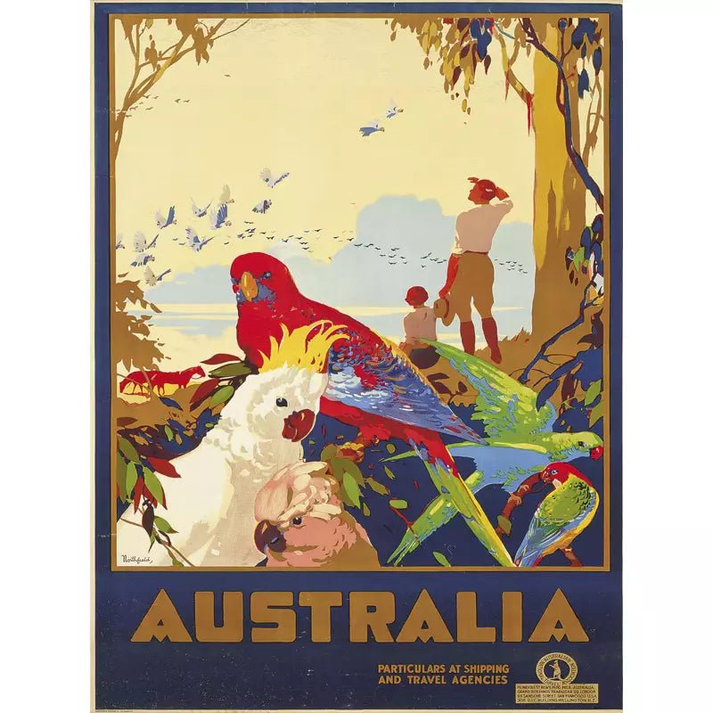 vintage poster australien vintage poster australien