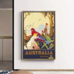 vintage poster australien