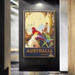 vintage poster australien