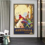 vintage poster australien