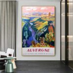 vintage auvergne poster 3
