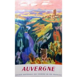 vintage auvergne poster 3