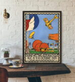 vintage luftfahrtplakat