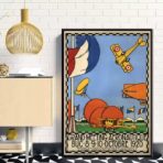 vintage luftfahrtplakat
