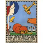 vintage luftfahrtplakat