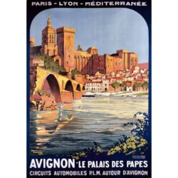 vintage poster avignon 1