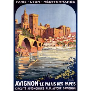 vintage poster avignon 1