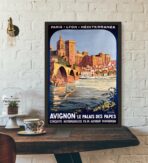 vintage poster avignon 1