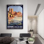 vintage poster avignon 1