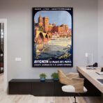 vintage poster avignon 1