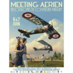vintage flugzeug poster