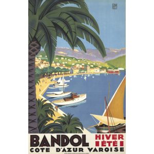 vintage bandol poster 2