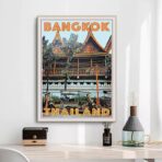 vintage bangkok poster