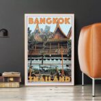 vintage bangkok poster