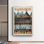 vintage bangkok poster